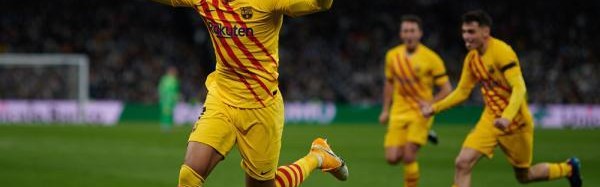  巴塞罗那主场大胜皇家马德里延续国家德比优势