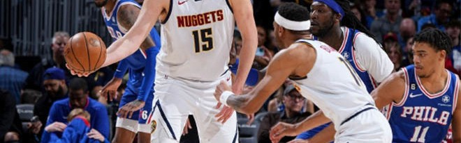  约基奇三双助掘金主场力克爵士