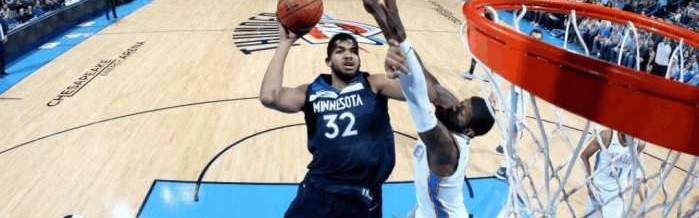  森林狼全队六人上双，集体篮球击败雷霆队